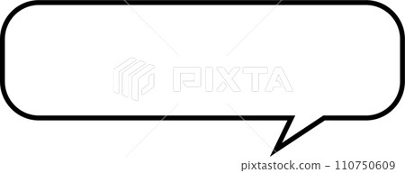 簡單的講話泡泡 110750609