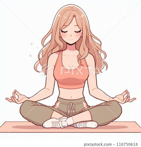 做瑜伽的女人 做瑜伽的女人 110750618