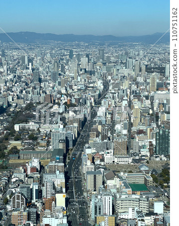 Tanimachisuji, which runs north-south through Osaka city 110751162