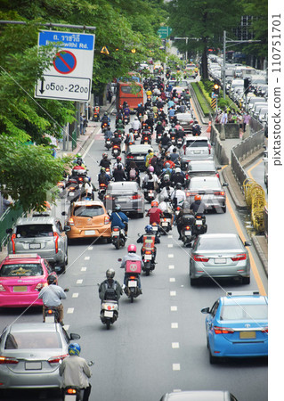 Traffic jam in Bangkok, Thailand Traffic jam in Bangkok, Thailand 110751701