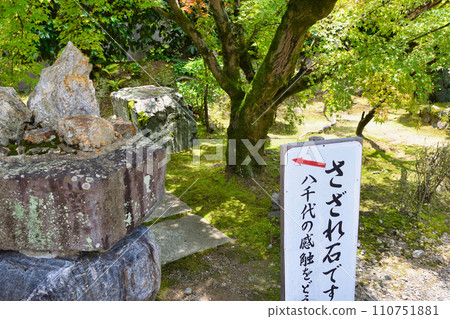 Kanshuji Temple Sazareishi (Yamashina Ward, Kyoto City) 110751881