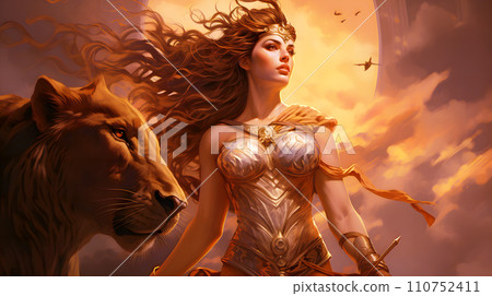 Image character of Artemis in Greek mythology 110752411