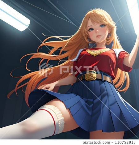 動漫風格女孩日本女孩漫畫日本動畫 [AI 生成圖像] 110752915