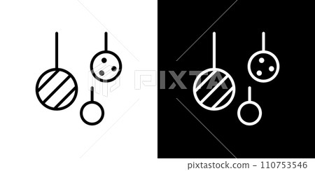 christmas ornament icon 110753546