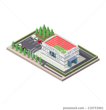 Isometric Stadium 110753981