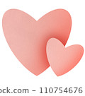 pink hearts valentine 110754676