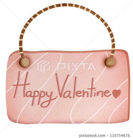 valentine sign valentine sign 110754678