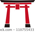 Simple torii icon_red and black 110755433
