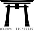Simple torii icon_black 110755435