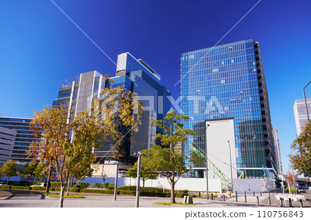 Yokohama, Minatomirai, the business district around Shin-Takashima Station 110756843
