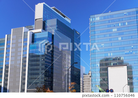 Yokohama, Minatomirai, the business district around Shin-Takashima Station 110756846