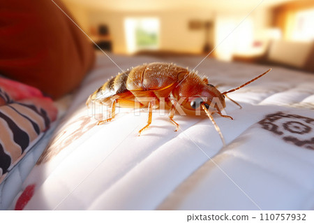 Macro Shot: Bed Bug Infestation 110757932