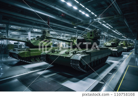 Streamlined Warfare: Assault Tank Manufacturing Process 110758108