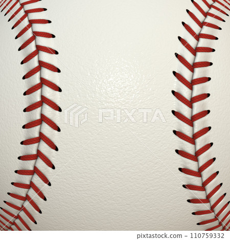 Close-up of baseball ball. Advertising for Sports, Sports Betting, Baseball match. Modern stylish abstract ball. 110759332