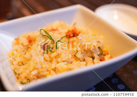 正宗中餐廳的炒飯特寫 正宗中餐廳的炒飯特寫 110759458