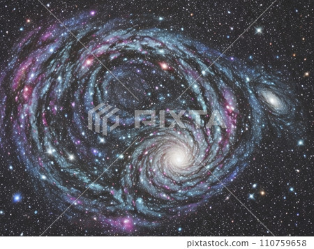 受外太空啟發的抽象背景 110759658