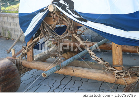 Yamazaki Hachiman Shrine Autumn Festival, Yamazaki Hachiman Shrine, Autumn, Festival, 2023, Dashi, Head Shrine Ritual Yamazaki Hachiman Shrine Autumn Festival, Yamazaki Hachiman Shrine, Autumn, Festival, 2023, Dashi, Head Shrine Ritual 110759789