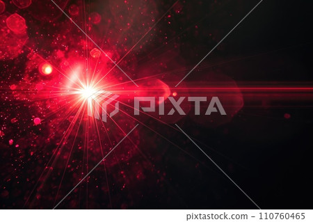 AI-generated content. Lens flare, Shining sun glare rays. Background Generative AI 110760465