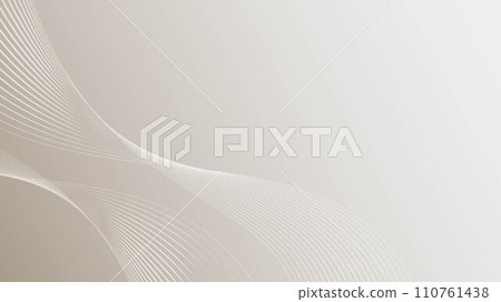 銀色流暢線條的簡單背景素材 110761438