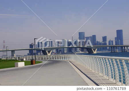 UAE Abu Dhabi Louvre Abu Dhabi Museum surrounding scenery 110761789