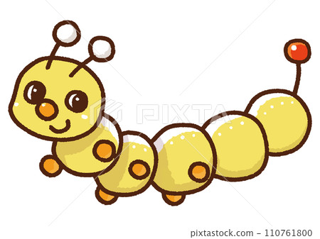 Illustration of hornworm Illustration of hornworm 110761800