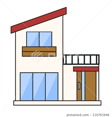 Illustration of a house 110763846