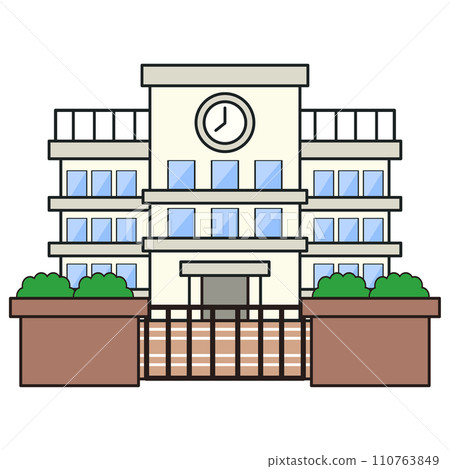 This is a school illustration. This is a school illustration. 110763849