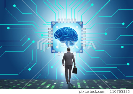 Concept of AI - artificial intelligence in action 110765325