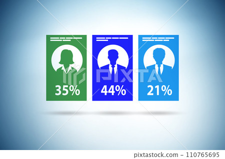 Exit poll concept for elections 110765695