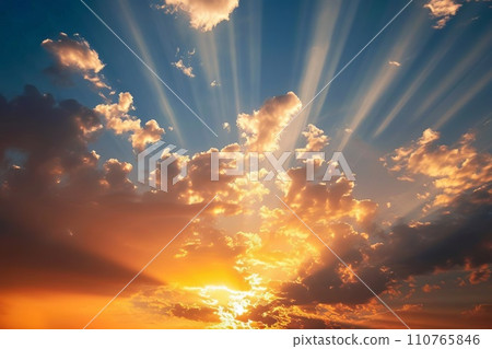 Light-filled sky AI-generated image AI image Light-filled sky AI-generated image AI image 110765846