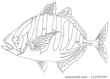 魚一筆畫圖 魚一筆畫圖 110765947