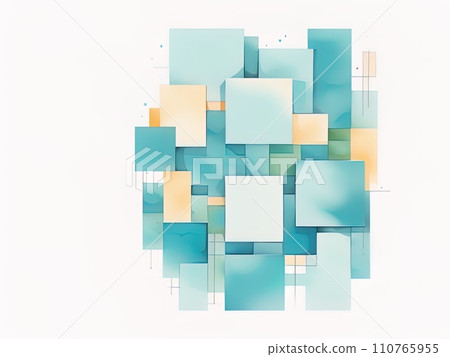 cyan squares abstract background geometric cyan squares abstract background geometric 110765955