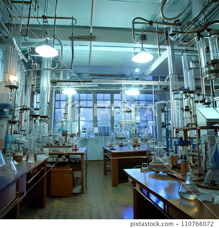 the biochemical laboratory interior the biochemical laboratory interior 110766072