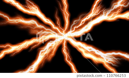 Radial lightning rays_abstract_image material Radial lightning rays_abstract_image material 110766253