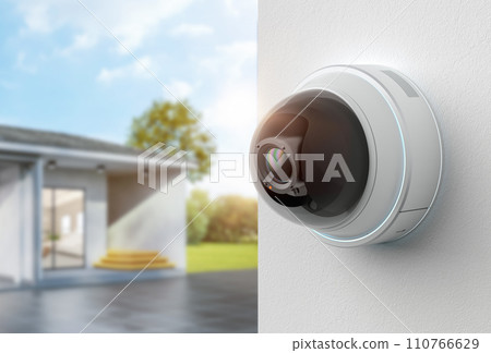 Security camera or cctv camera for house security 110766629