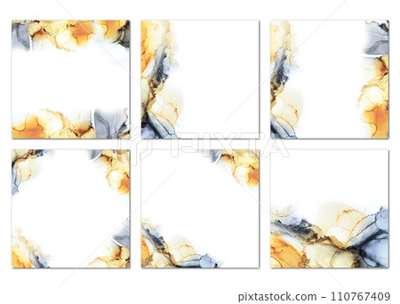 酒精墨水藝術_圖形_金 酒精墨水藝術_圖形_金 110767409