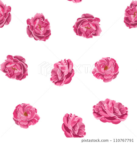 Seamless pattern of pink roses Seamless pattern of pink roses 110767791