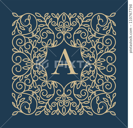 art nouveau frame greeting card art nouveau frame greeting card 110767798