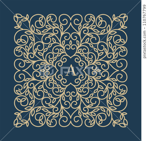 art nouveau frame greeting card art nouveau frame greeting card 110767799