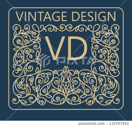 art nouveau frame greeting card art nouveau frame greeting card 110767842