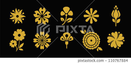 Chinese traditional symbols 110767884