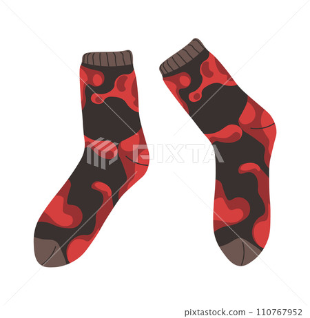 Fashionable socks with prints, unisex clothing Fashionable socks with prints, unisex clothing 110767952