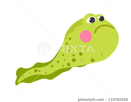 Tadpole or little froggy swimming, water creature Tadpole or little froggy swimming, water creature 110768309