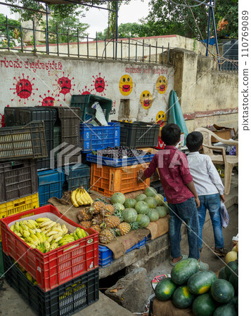 India_India's cityscape as it recovers from the coronavirus 110769089