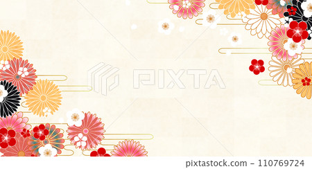 梅花日本圖案 Hinamatsuri 背景 梅花日本圖案 Hinamatsuri 背景 110769724