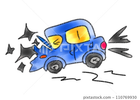 car that caused an accident 110769930