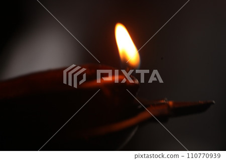 Oil Lamps in the Temple 110770939