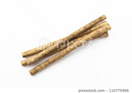 Burdock on a white background 110770966