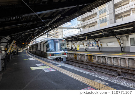 大阪市宮古島區/櫻之宮月台（2024年1月11日拍攝） 110771107