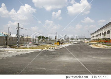 Metro Train station Hyderabad India 110771460